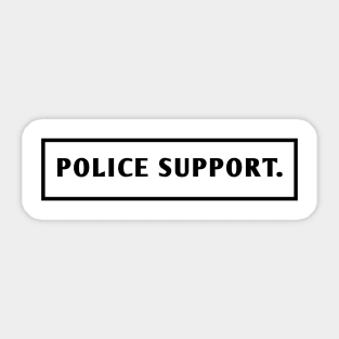 Police Support Sticker